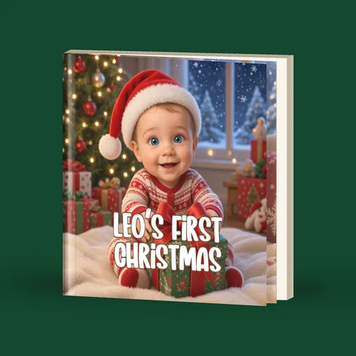 Baby's First Christmas Personalized Book cover