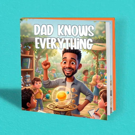 The Dad Who Knew Everything Personalized Book cover