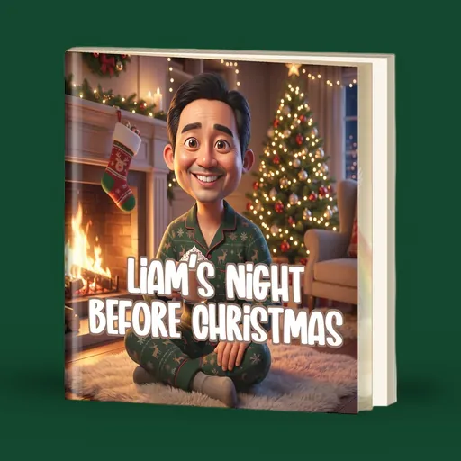 Twas the Night Before Christmas Personalized Book cover