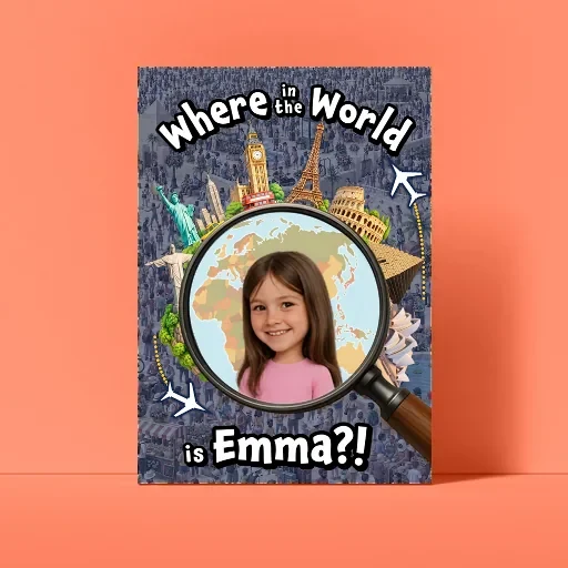 Where in the World Are You?! Personalized Book cover