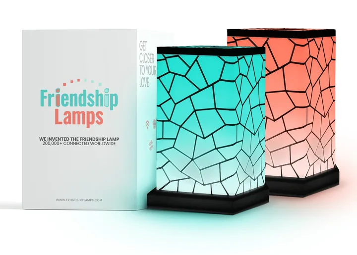 Classic Long-Distance Wi-Fi Touch Lamp, Set of 2