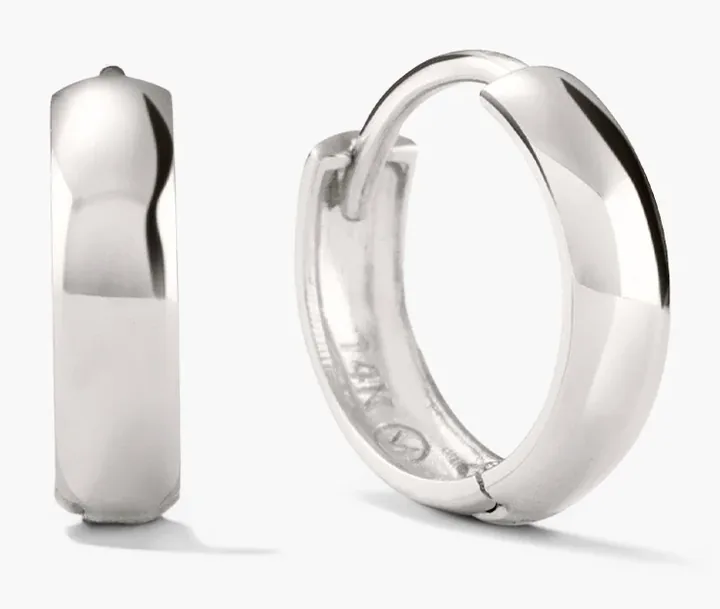 Bold Huggie Hoops