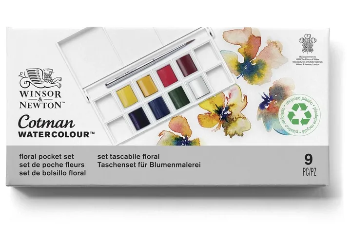 Cotman Watercolour Floral Pocket Set